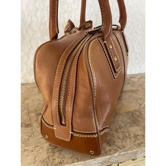 Coach Hampton light brown striped multicolored Carryall 10548 - Picture 7 of 10